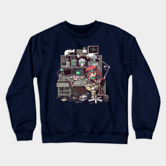 Engineer Crewneck Sweatshirt by Freeminds